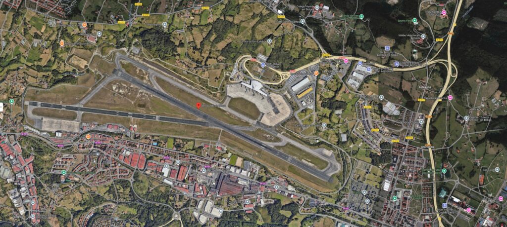 maps taxi aeropuerto bilbao