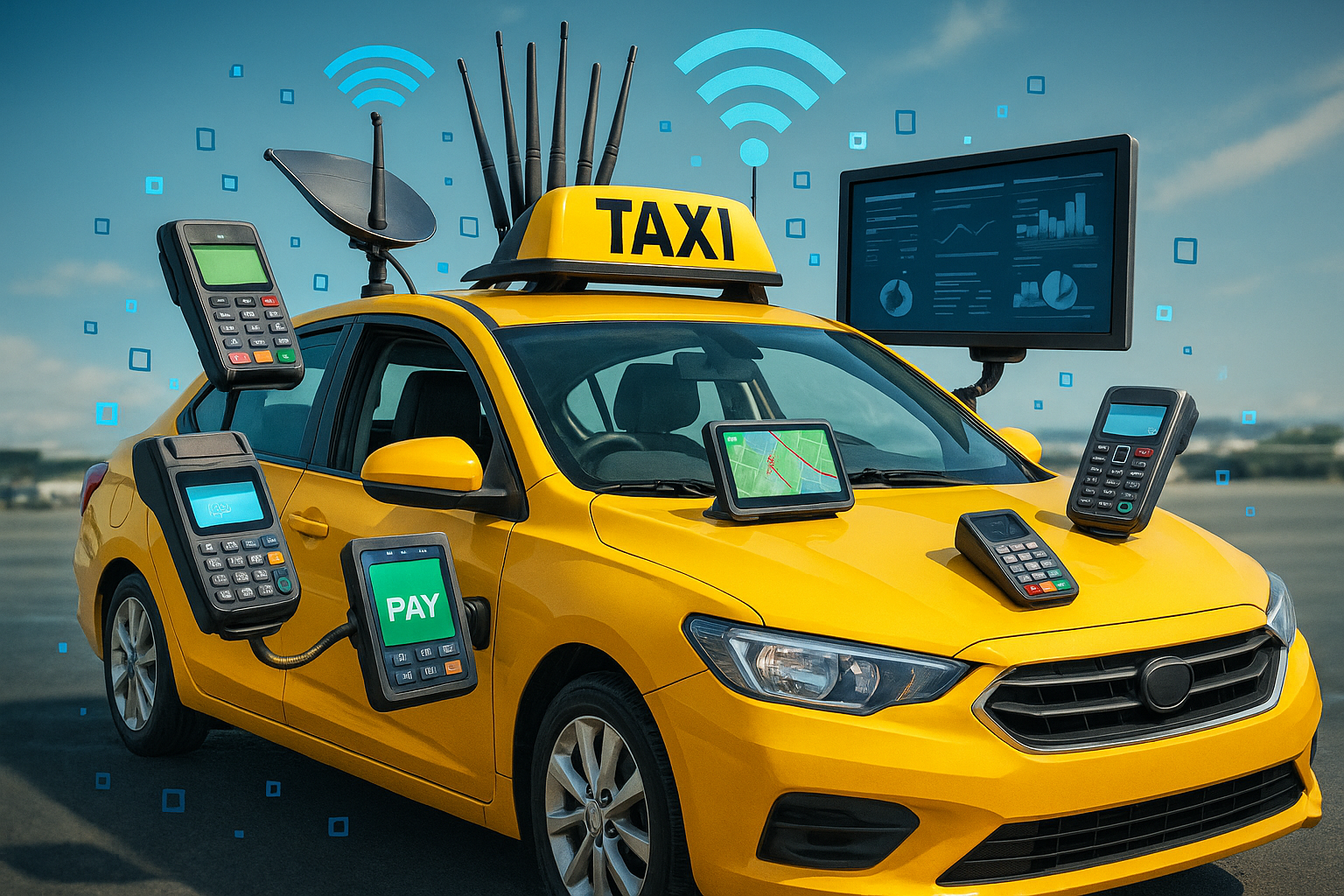 Taxi aeropuerto Bilbao digitalizado
